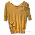 Soft Texture Women's Sweater, Made of 100% Acrylic, Various Styles and Colors are Available